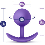 Luxe Wearable Vibra Plug - Purple