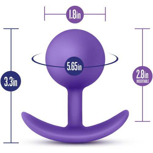 Luxe Wearable Vibra Plug - Purple