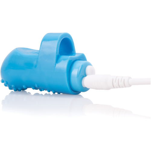 Charged Fingo Rechargeable Finger Vibe - Blue