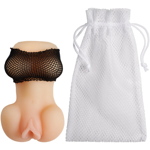 Cloud 9 Mini Body Dual Stroker Pleasure Pussy and Ass - Light