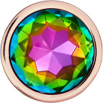 Cloud 9 Novelties Gems Rosy Gold Anal Plug - Large