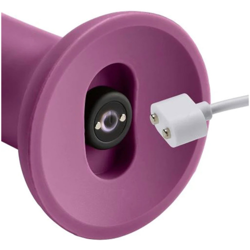 Ergo Super Flexi III Dong Soft and Flexible Liquid Silicone With Vibrator - Plum