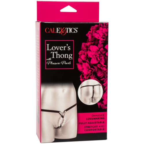 Lover's Thong With Pleasure Pearls