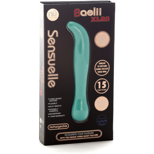 Sensuelle Baelii Xlr8 15 Funtion Flexi G-Spot Vibe - Electric Blue