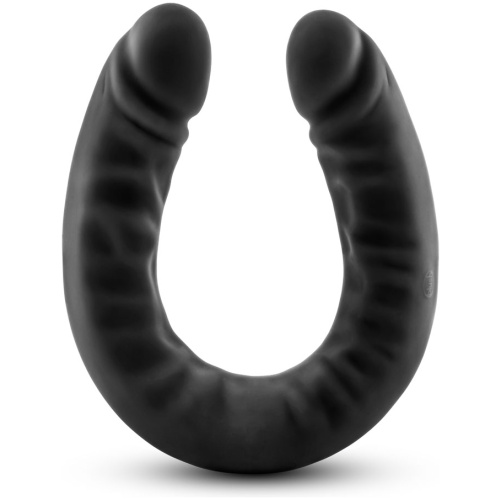 Ruse - Silicone Double Headed Dildo - 18 Inch - Black