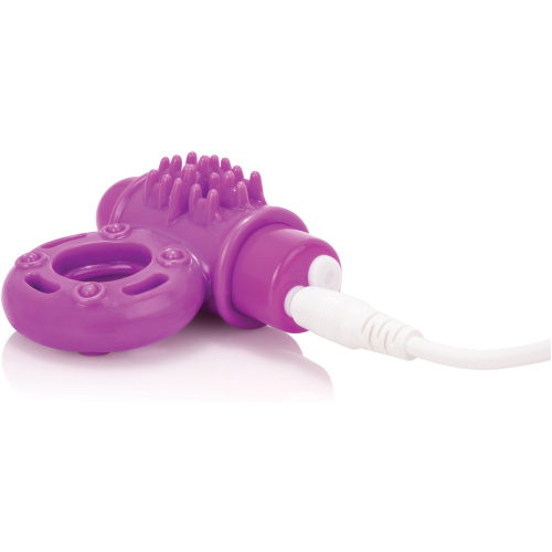 Charged Owow Rechargeable Vibe Ring - Purple - 6 Count Box