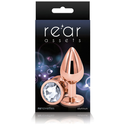 Rear Assets - Rose Gold - Medium - Clear