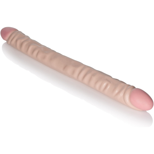 Ivory Duo 18 Inches Veined Double Dong