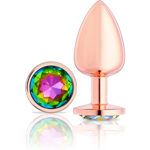 Cloud 9 Novelties Gems Rosy Gold Anal Plug - Large
