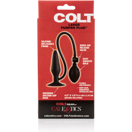 Colt Large Pumper Plug - Black