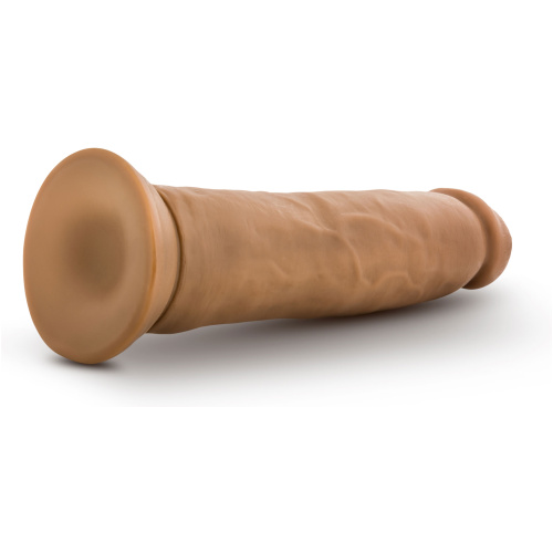 Dr. Skin Silicone - Dr. Henry - 9 Inch Dildo With Suction Cup - Mocha