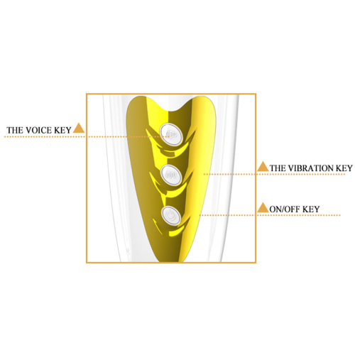 Pretty Love Sally - Vagina - White/ Gold