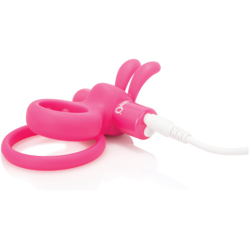 Charged Ohare Rechargeable Rabbit Vibe - Pink