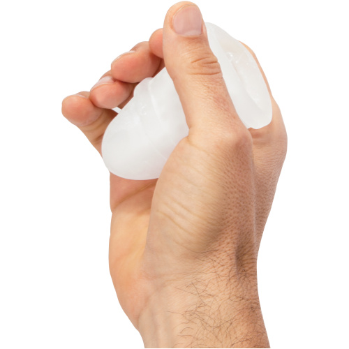 Jackits Mansturbation Sleeve - 12 Count Pop Box Display - Clear