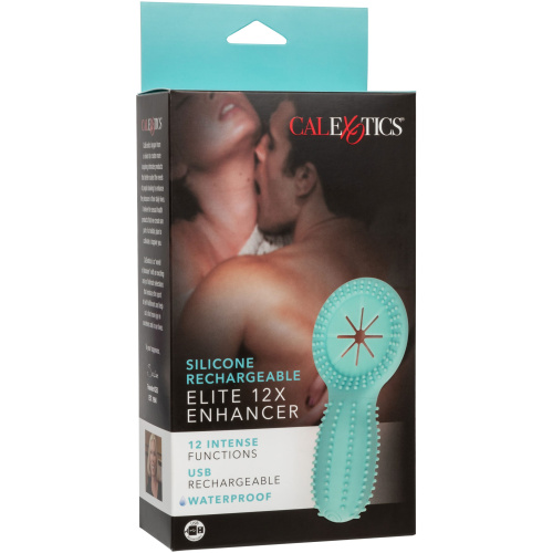 Silicone Rechargeable Elite 12x Enhancer - Teal
