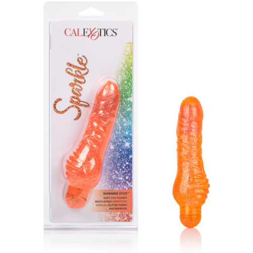 Sparkle Shimmer Stud - Orange