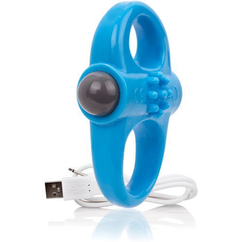 Charged Yoga Rechargeable Vibe Ring - Blue