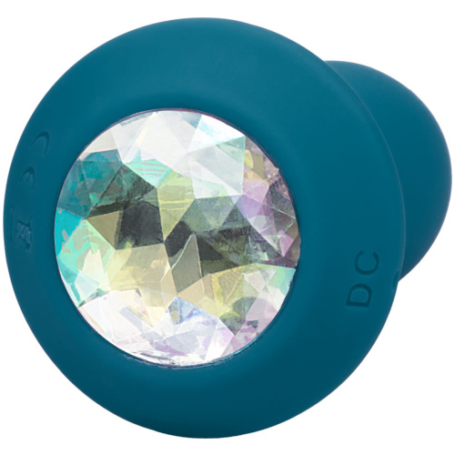 Power Gem Vibrating Petite Crystal Probe - Blue