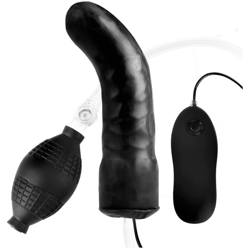 Lux Fetish 6" Inflatable Vibrating Dildo