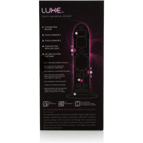 Luxe - Touch Sensitive Vibrator - Purple