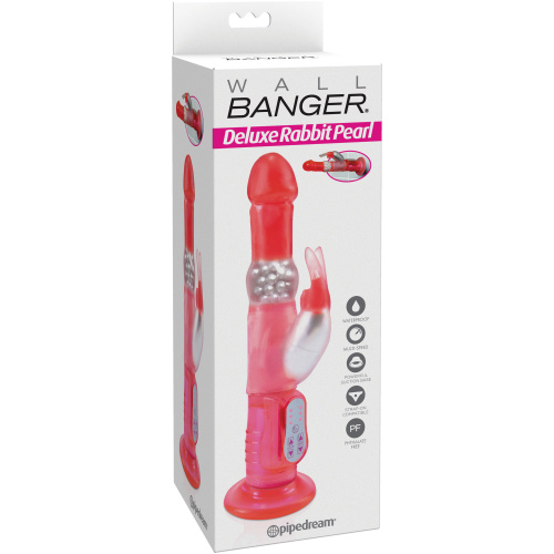 Rabbit Pearl Waterproof Deluxe Rotating Wall  Bangers Pink