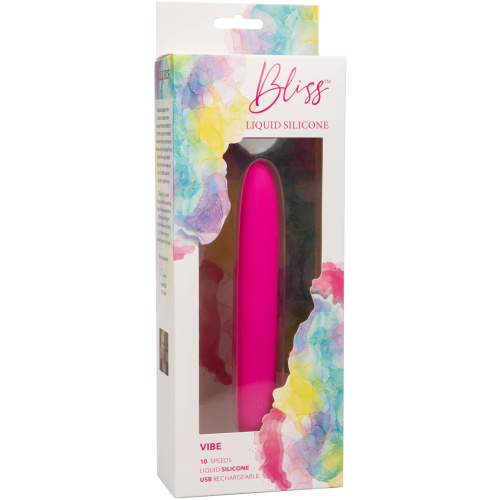 Bliss Liquid Silicone Vibe - Pink