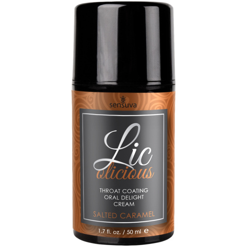 Lic-O-Licious Oral Delight Cream - Salted Caramel  - 1 Fl. Oz.