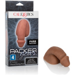 Packer Gear 4" Silicone Packing Penis -Brown