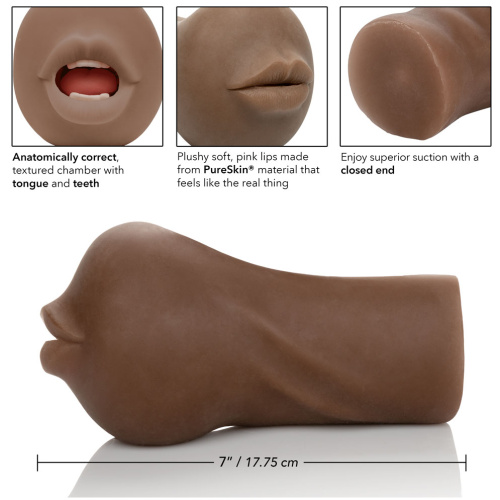 Stroke It Mouth - Brown