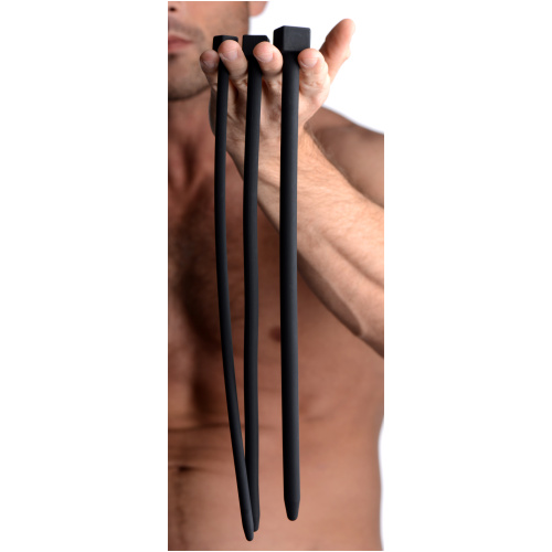 Master Series Bolted Deluxe XL Urethral Sound Set - Black
