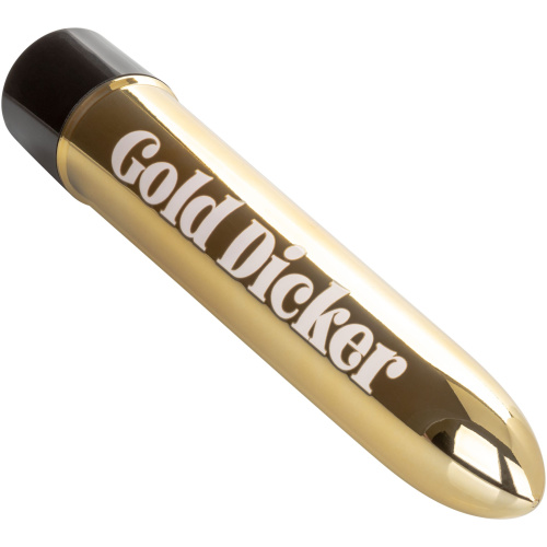 Naughty Bits Gold Dicker Personal Vibrator