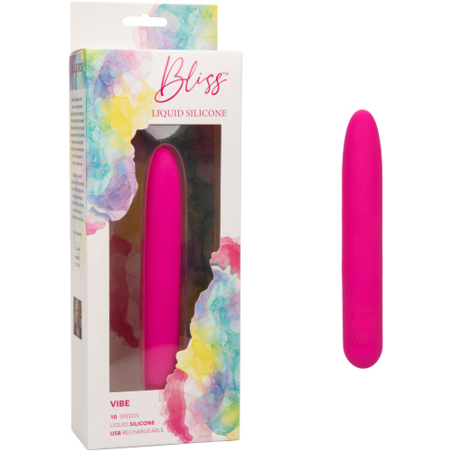 Bliss Liquid Silicone Vibe - Pink