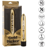 Naughty Bits Gold Dicker Personal Vibrator