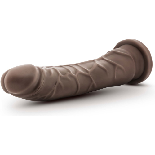 Dr. Skin Plus - 9 Inch Posable Dildo - Chocolate
