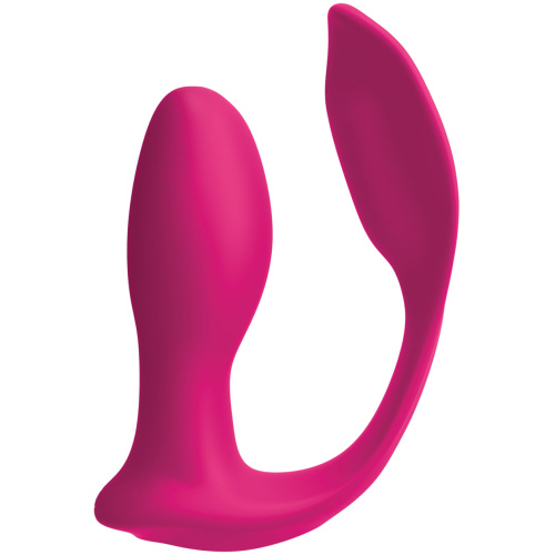 Threesome Double Ecstacy Silicone Vibrator - Pink
