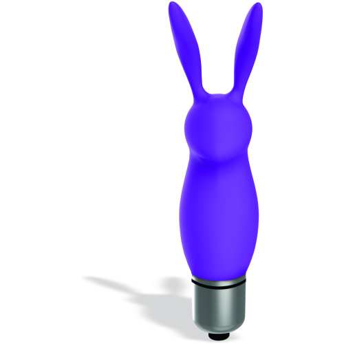 The 9's Silibuns Silicone Bunny Bullet - Purple