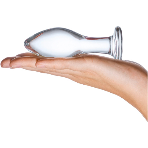 4 Inch Classic Handblown Glass Butt Plug