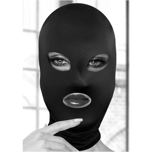Subversion Mask With Open Mouth and Eye - Black