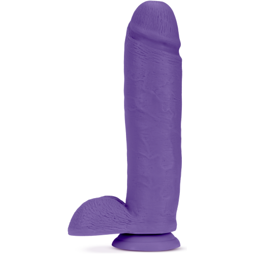 Au Naturel - Bold - Huge - 10 Inch Dildo - Purple