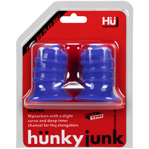 Hunkyjunk Elong Nipsuckers - Cobalt