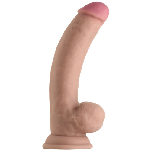 Shaft - Model C 8.5 Inch Liquid Silicone Dong With Balls - Pine