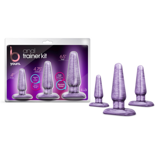 B Yours - Anal Trainer Kit - Purple Swirl