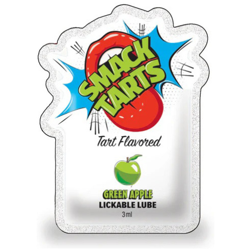 Smack Tarts Lube 3ml Pouch Display 36pc - Sour Apple