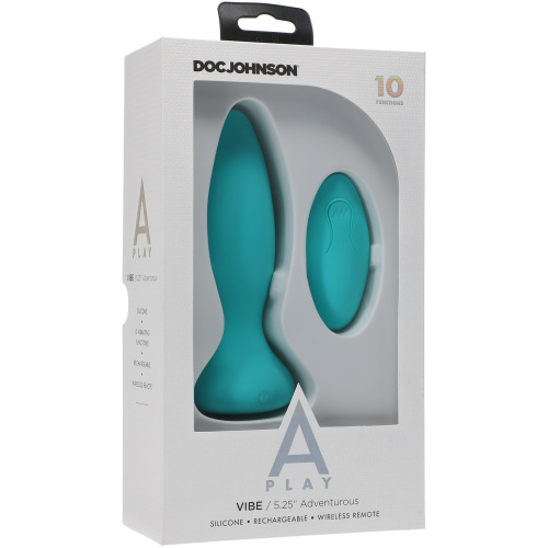 A-Play - Vibe - Adventurous - Rechargeable Silicone Anal Plug With Remote