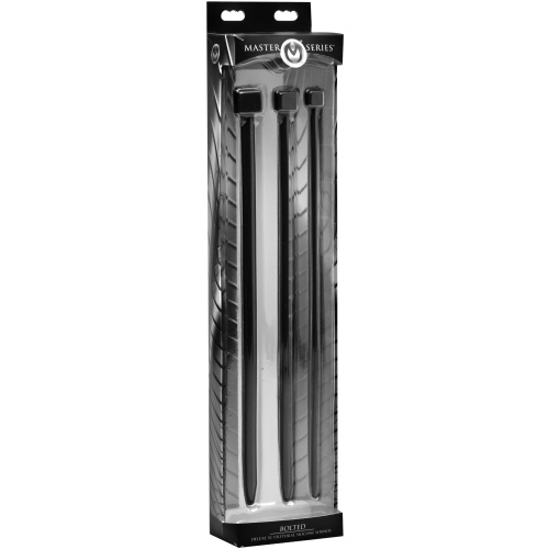 Master Series Bolted Deluxe XL Urethral Sound Set - Black