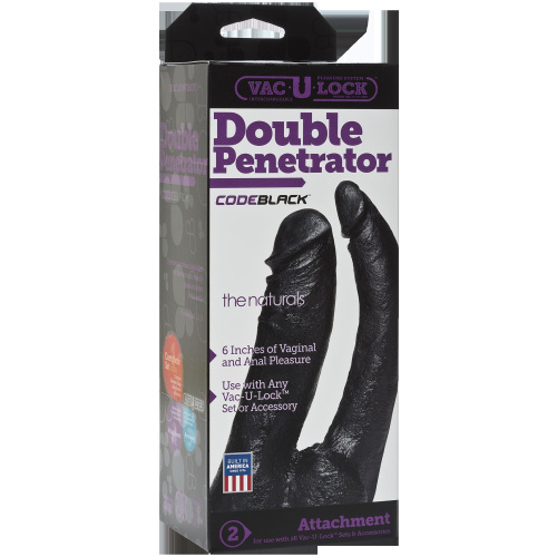 Vac-U-Lock Codeblack Double Penetrator