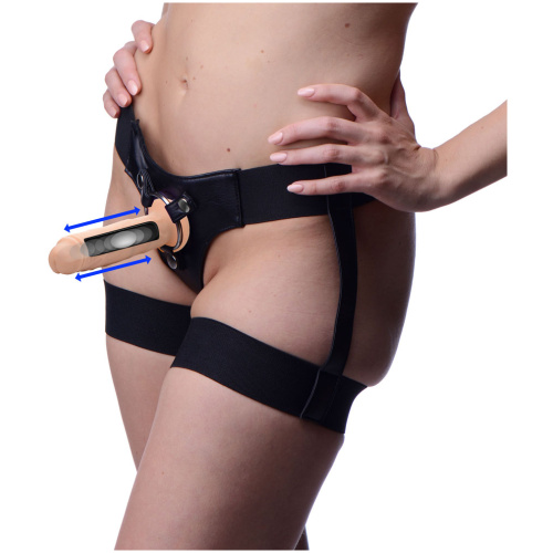 7x Remote Control Thumping Dildo - Large