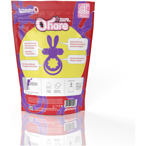 Screaming O 4t - Ohare Wearable Rabbit Vibe - Grape