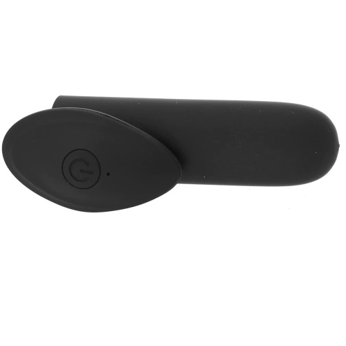 Pink Pussycat Vibrating Remote Control Bullet - Black