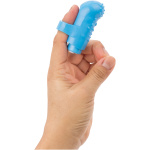 Charged Fingo Rechargeable Finger Vibe - Blue